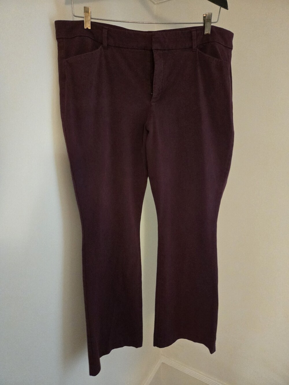 Burgundy Slacks Old Navy Size 18 - Fun Pants for Work